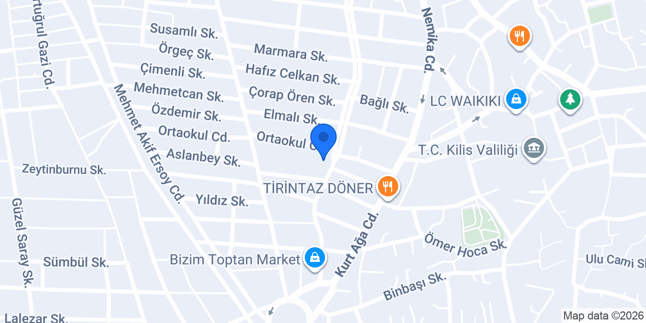MEHMET ULUĞ CAN ORTAOKULU konumu