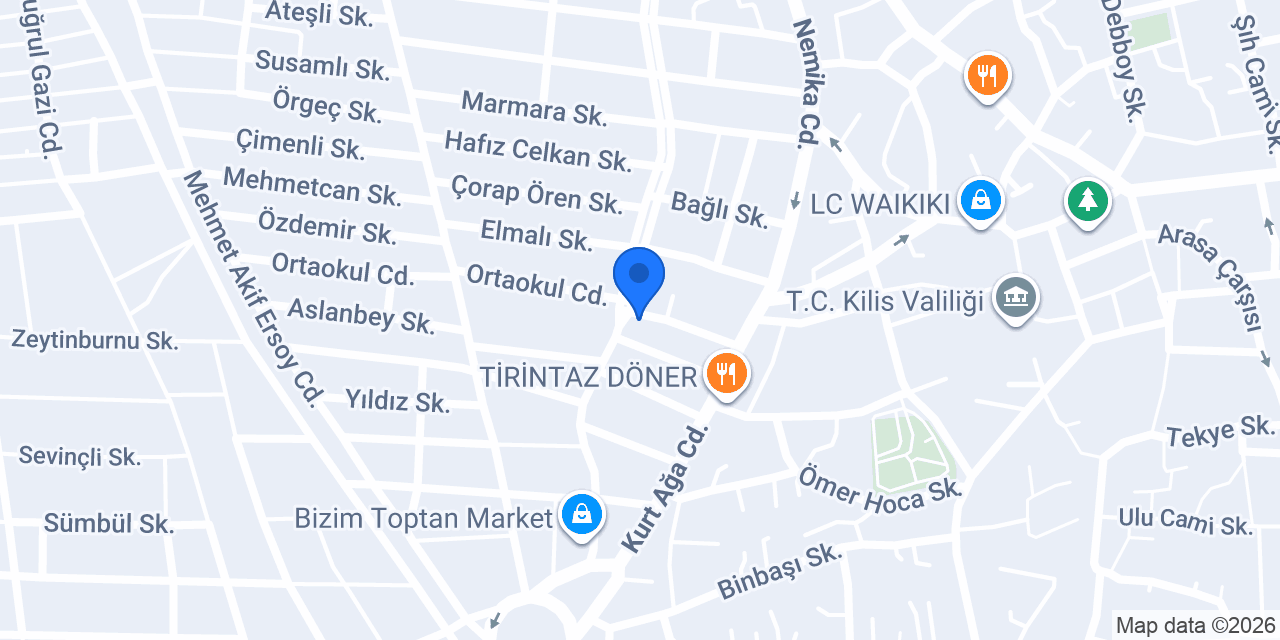 Şahin Kitap Kırtasiye konumu
