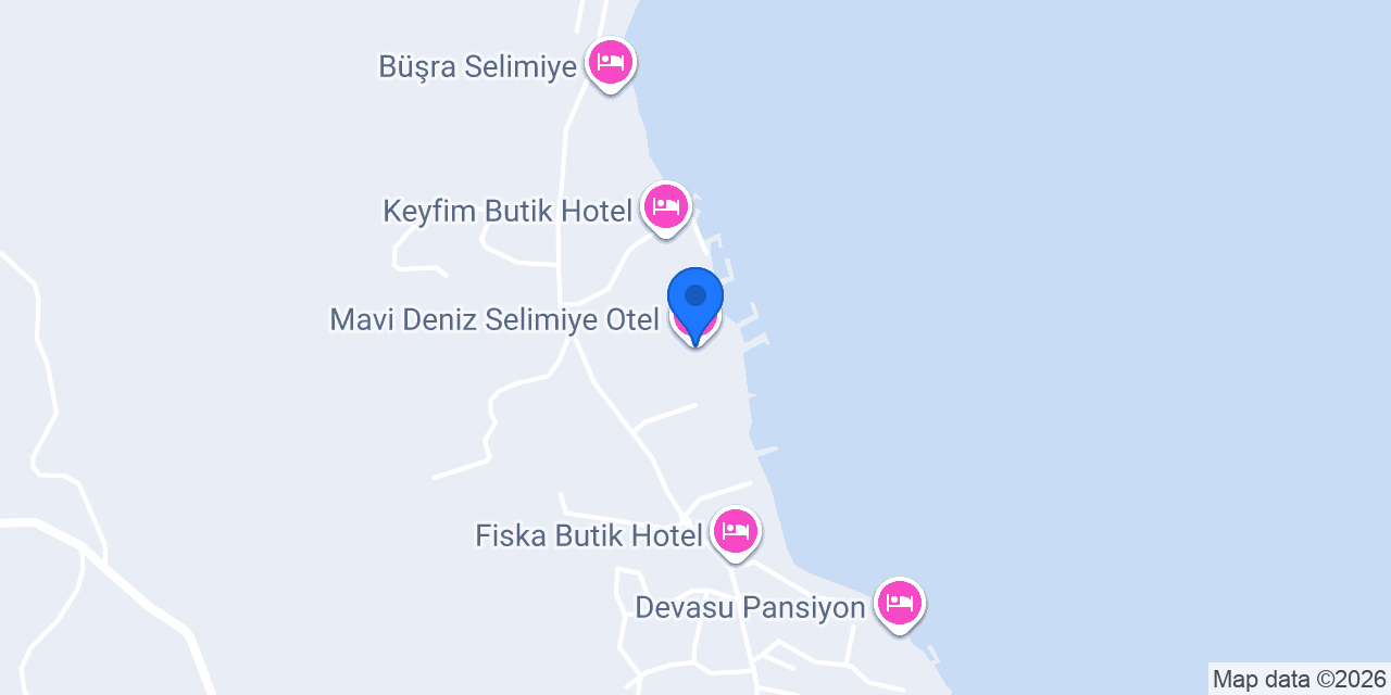 Mavi Deniz Selimiye Otel konumu