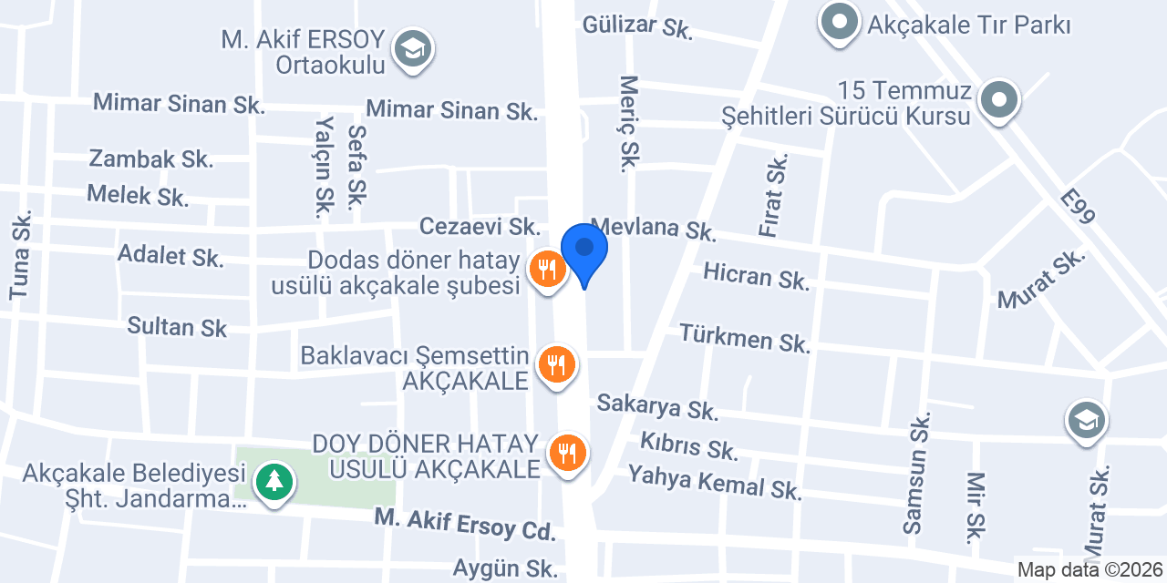 Usta tantuni konumu