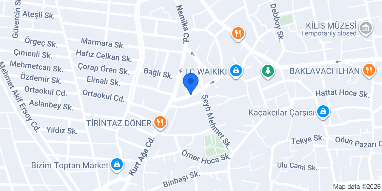 Ali Usta Döner ve Köfte konumu