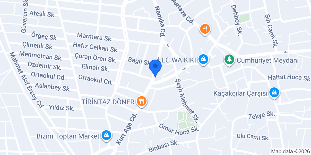 Yaşar Et Market konumu
