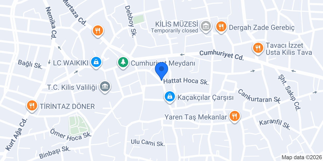 Mestanoğlu Ticaret konumu