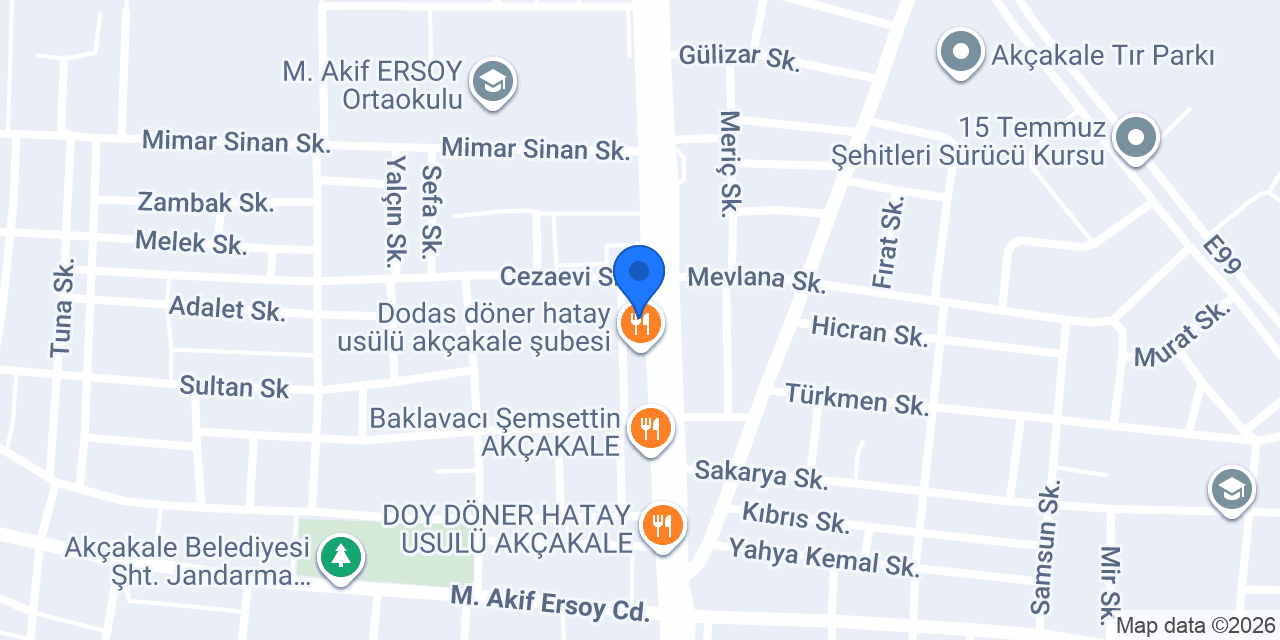 Altuntaş lokantası konumu