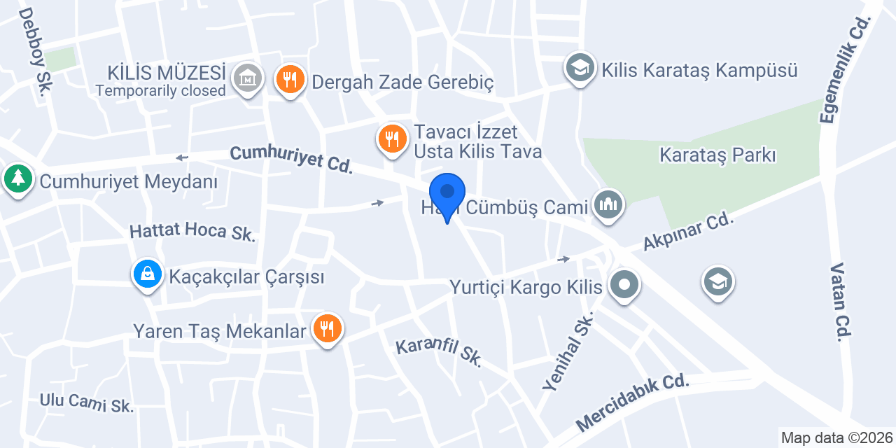 DHL eCommerce - Kilis Şubesi konumu