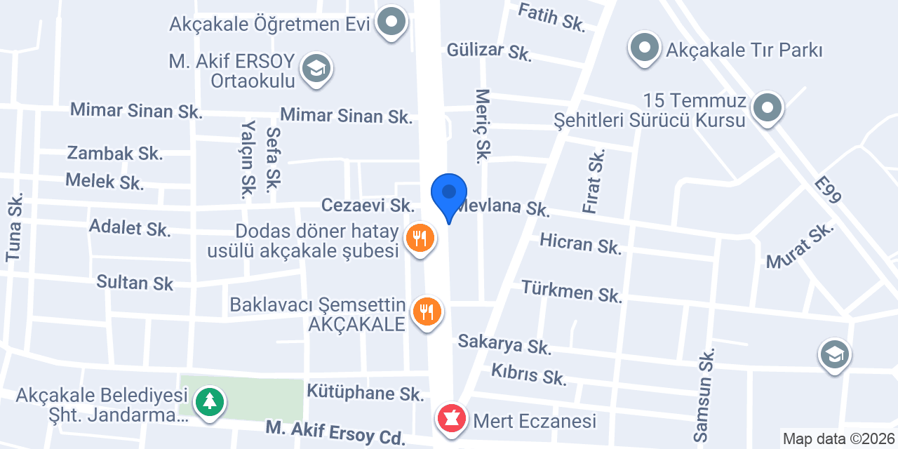 Akça ciğer konumu