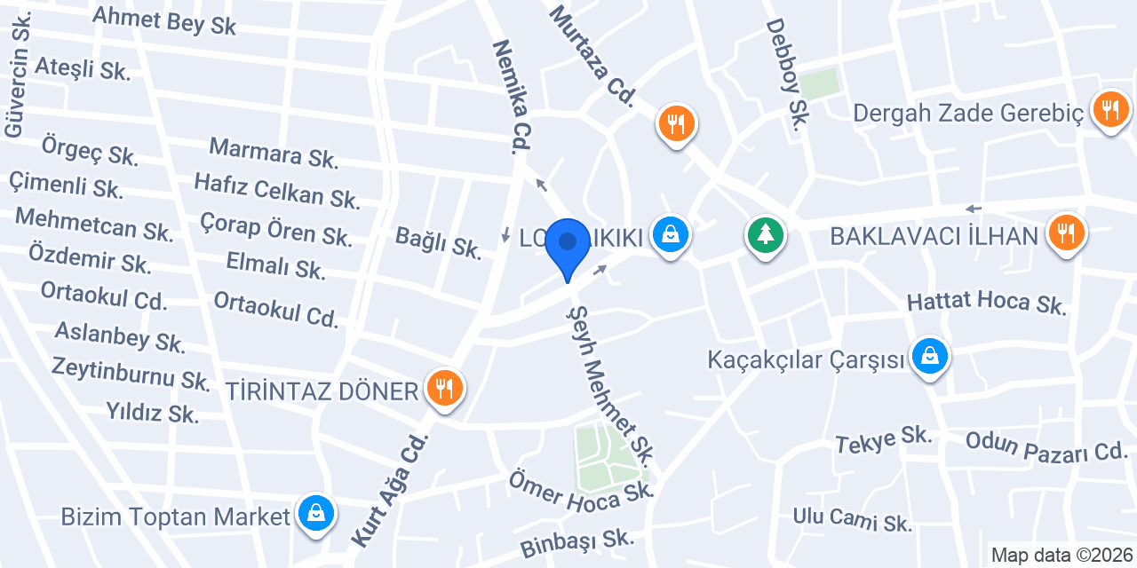 Şıhkamil Damak Zevki konumu