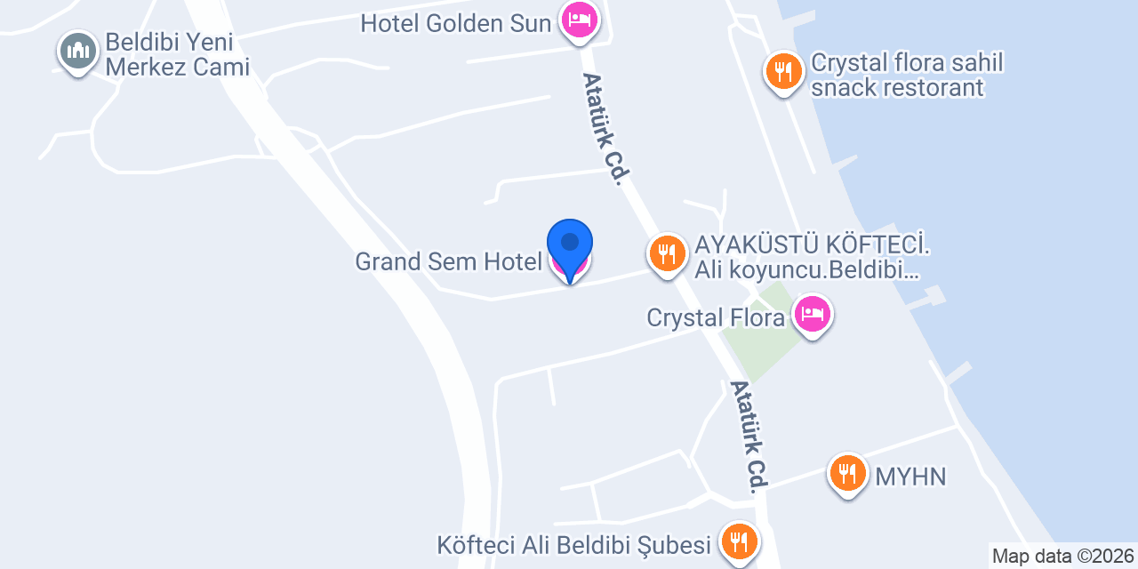 Grand Sem Hotel konumu