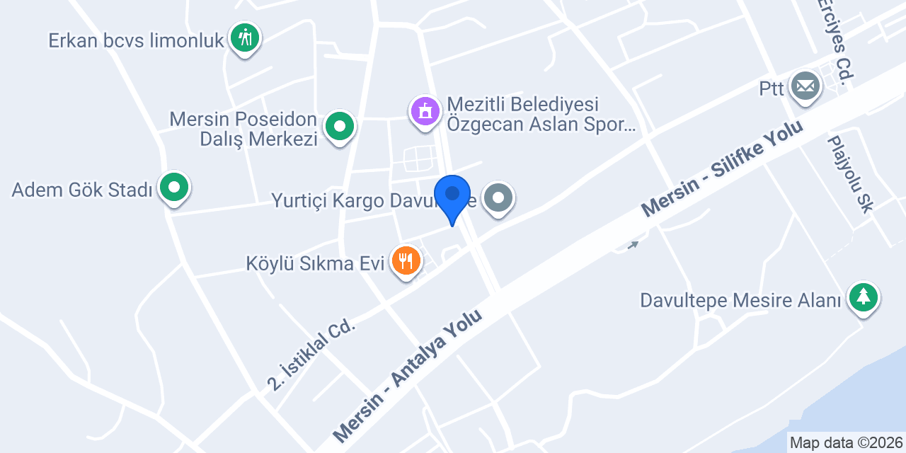 Davultepe Sağlık Ocağı konumu