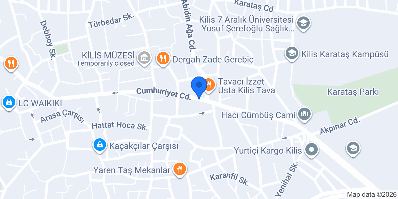 Dönerci Remzi Usta konumu