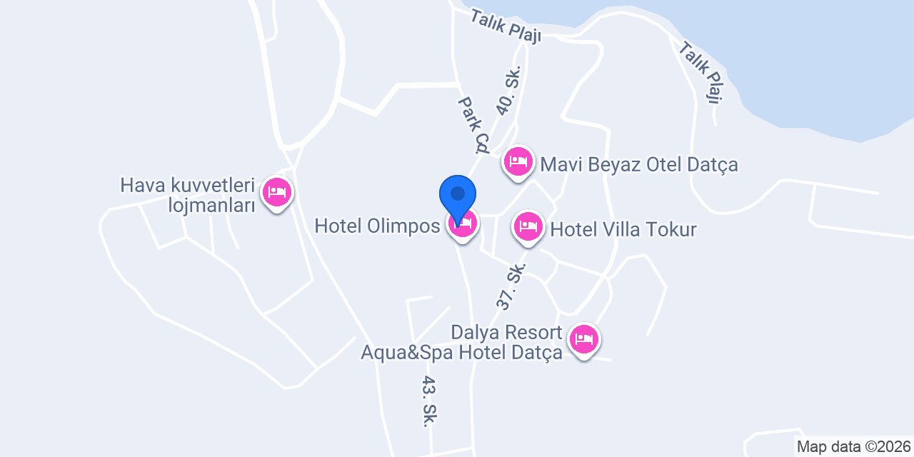 Luna Hotel Datça konumu