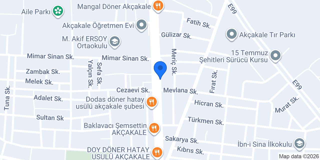 Akçakale Gap Elektrik konumu