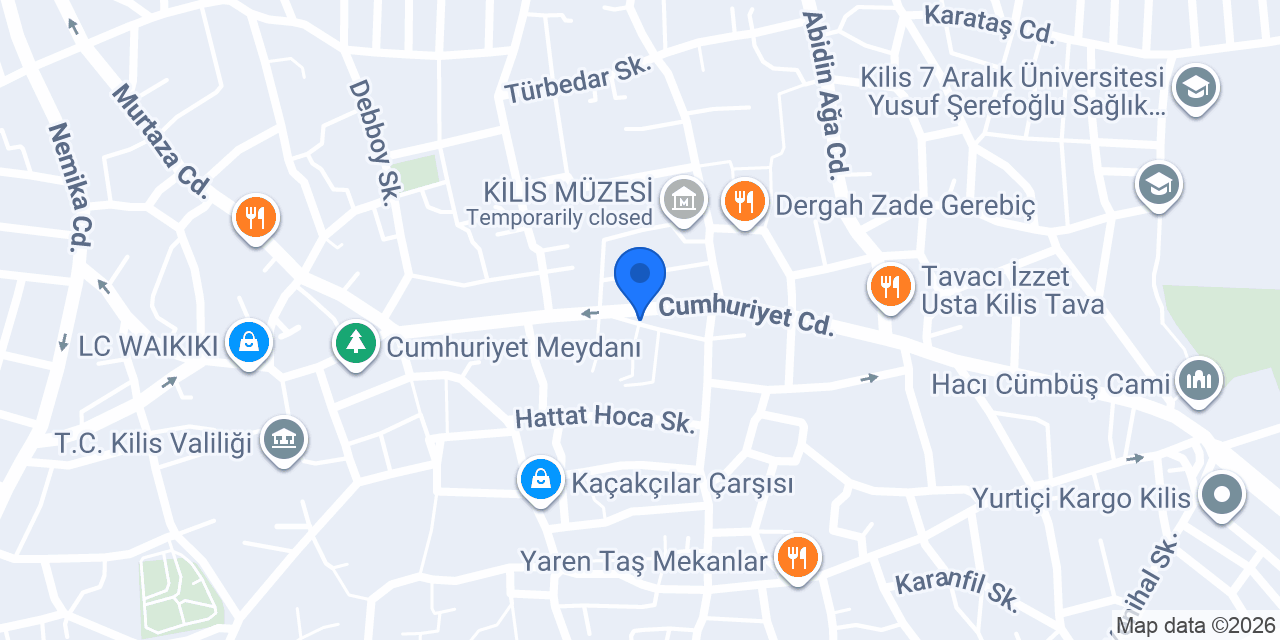 İŞLER KİTABEVİ KİLİS ŞUBE konumu