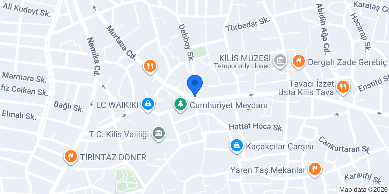 MHP Kilis İl BaşkanlIğı konumu