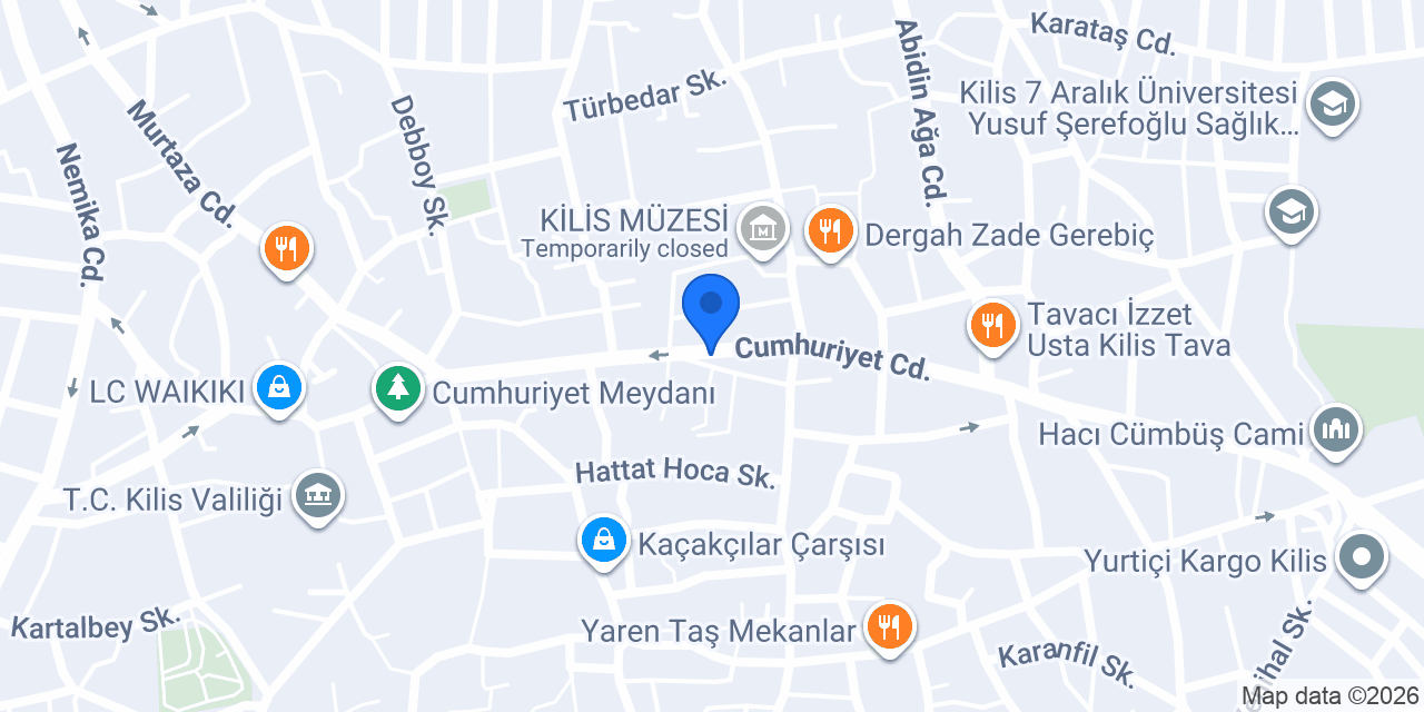 Kahyaoğlu Kuyumculuk konumu