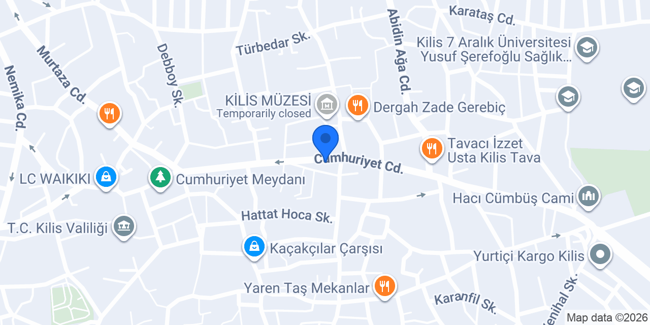 Beyzade Döner Kebap konumu