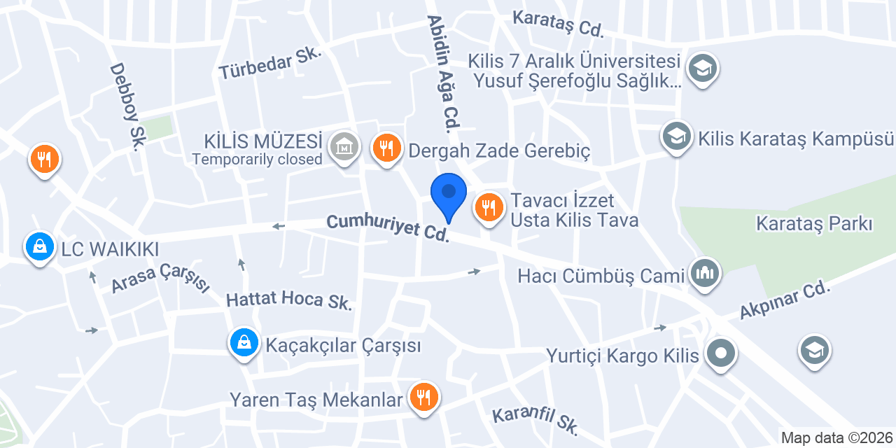 Muzzo Restaurant ve Fast Food konumu