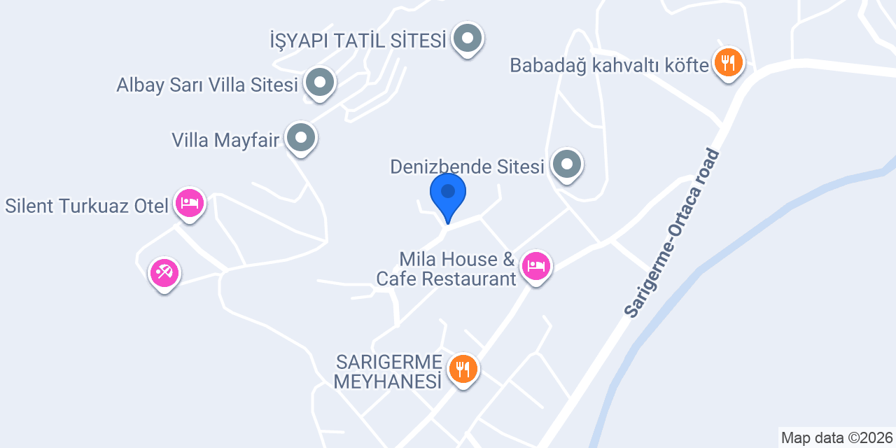 Doğam Pansiyon konumu