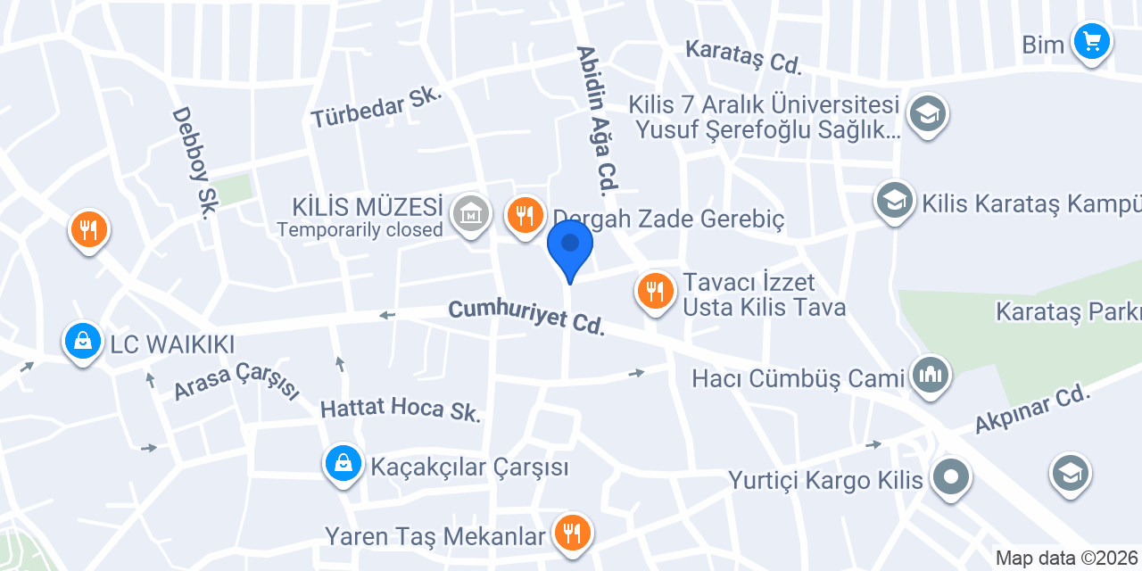 Park Taksi konumu