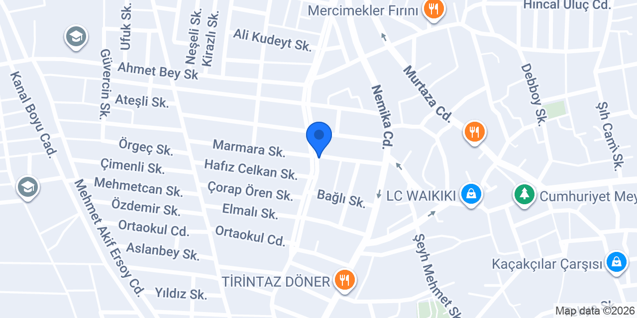 Şifa Döner Kebap konumu