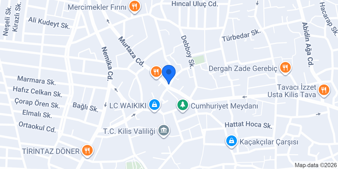 Kiliza Ev Yemekleri konumu