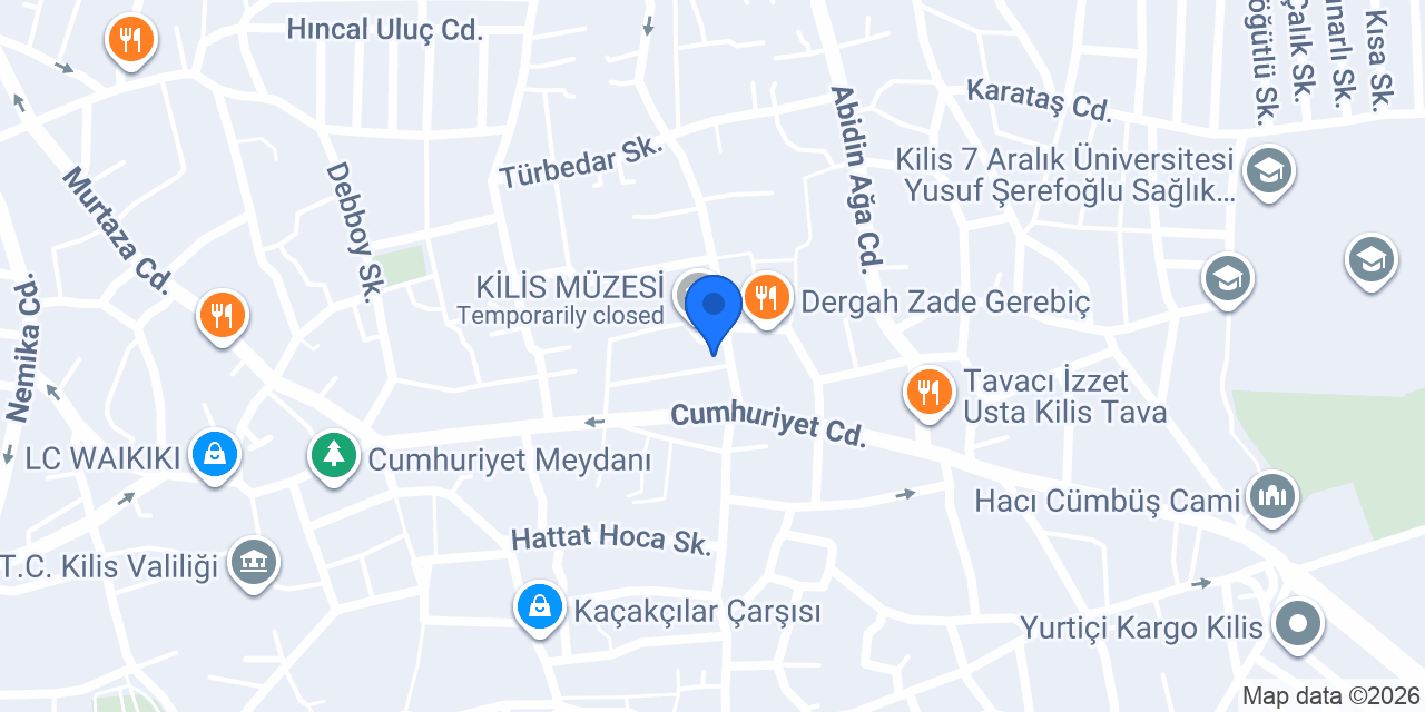 Kilis Anahtarcı İbrahim konumu