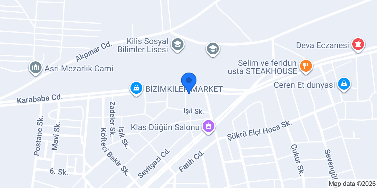 Ceceli şarküteri konumu