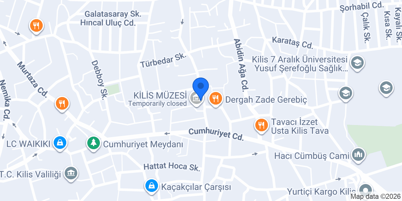 Dergah Zade Gerebiç & Unlu Mamülleri konumu