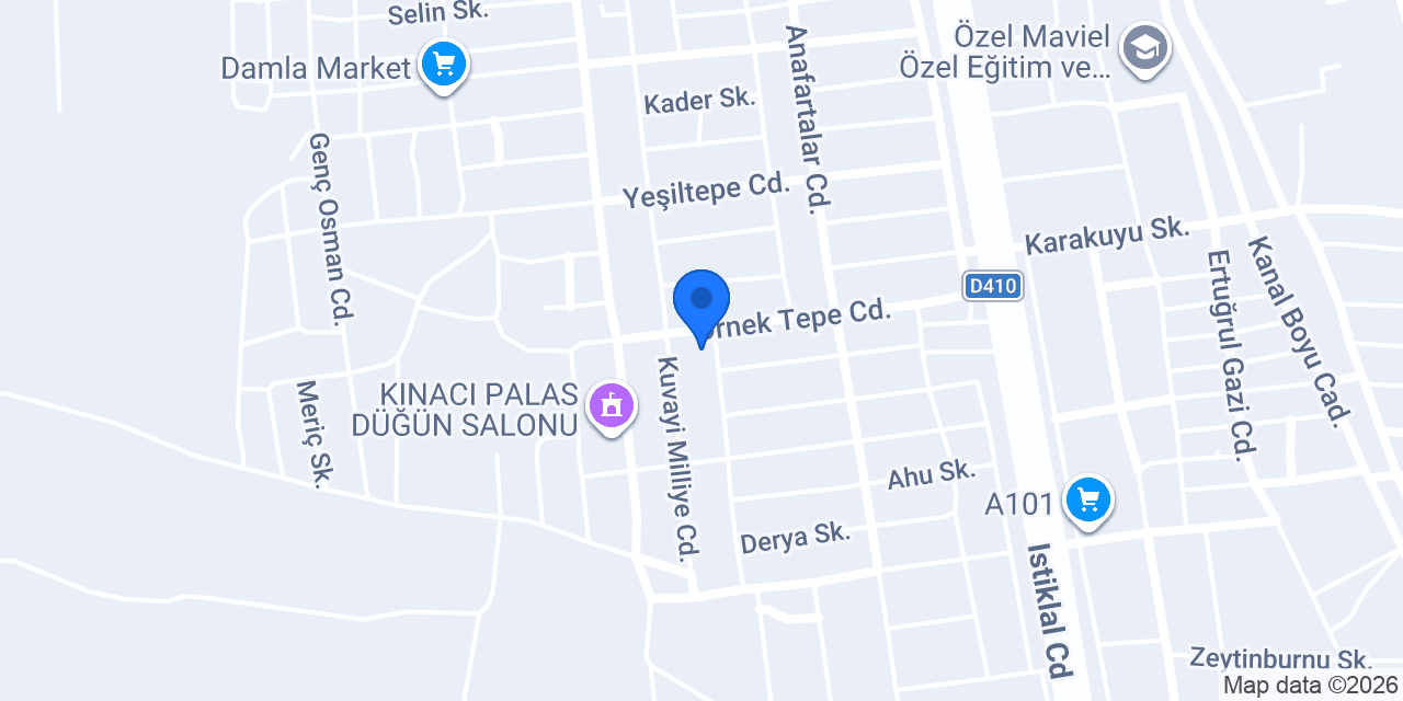 Devrim Overlok &Halı konumu