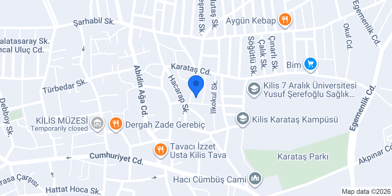 Tapu Müdürlüğü konumu