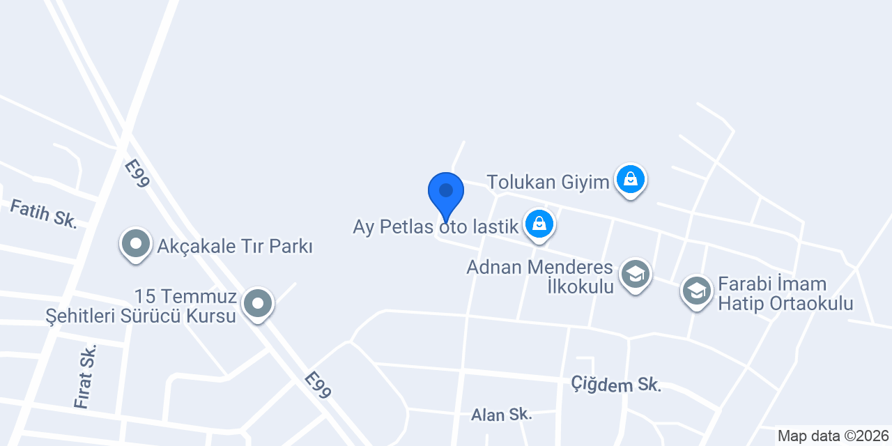 Büyükler vinç konumu