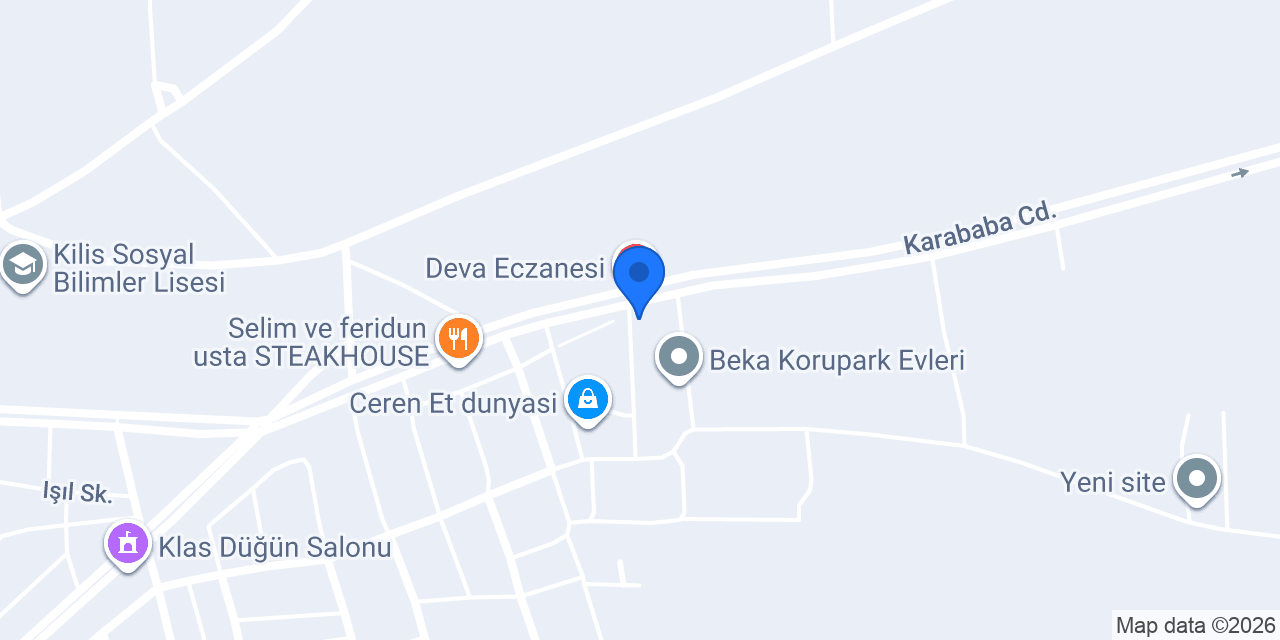 MUHTAROĞLU ECZANESİ konumu