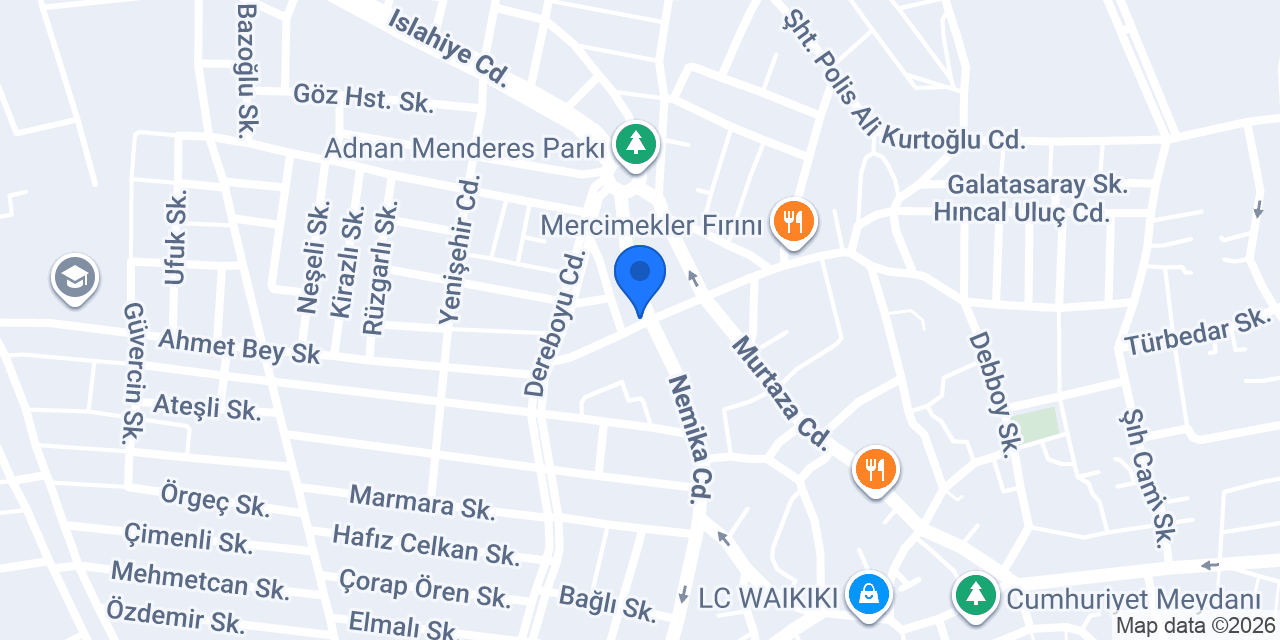 Özçil Mobilya konumu
