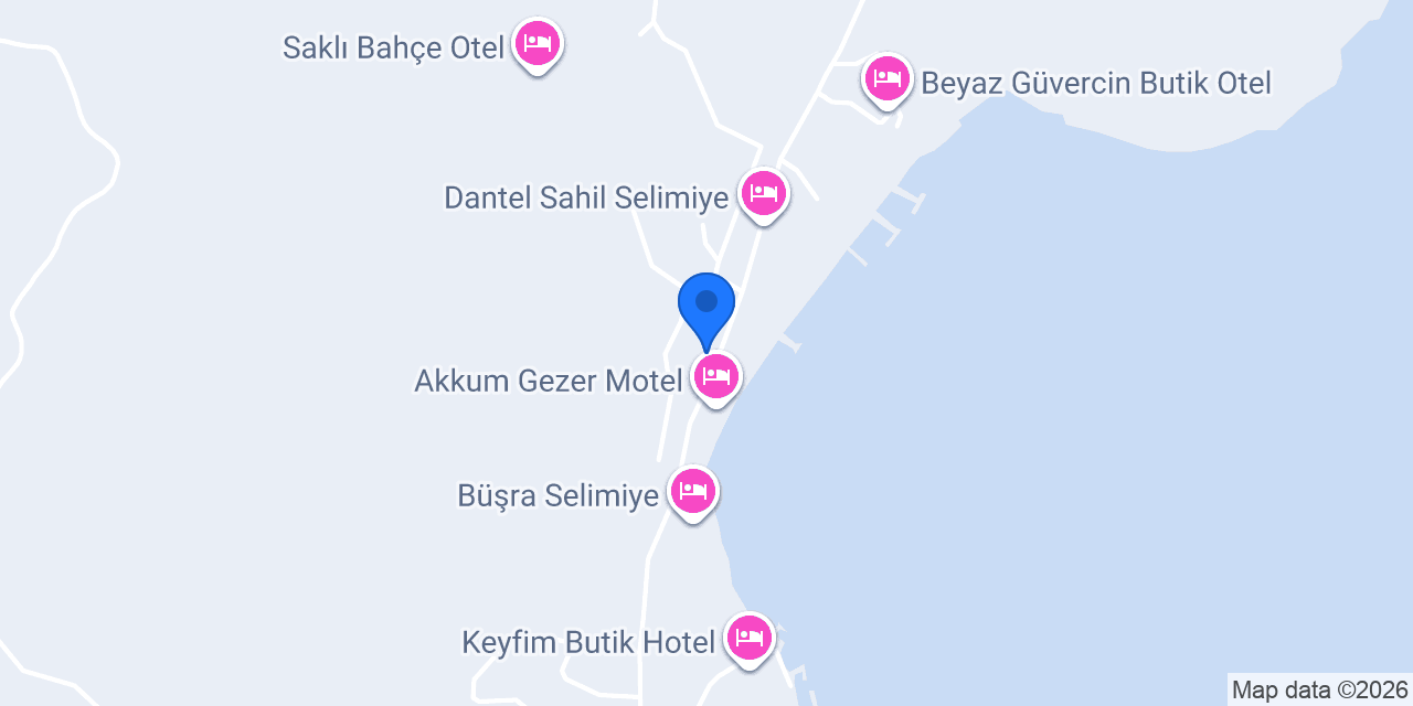 Portakal Butik Otel Selimiye konumu
