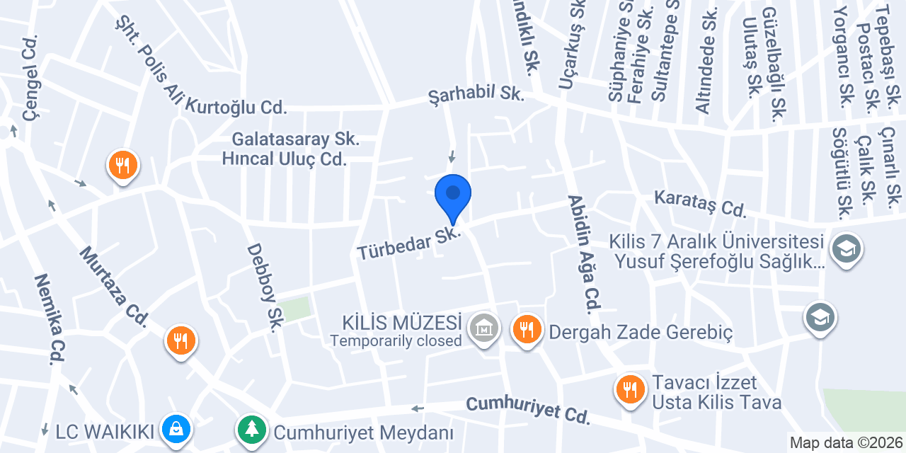 Yedi Aralık Eczanesi konumu