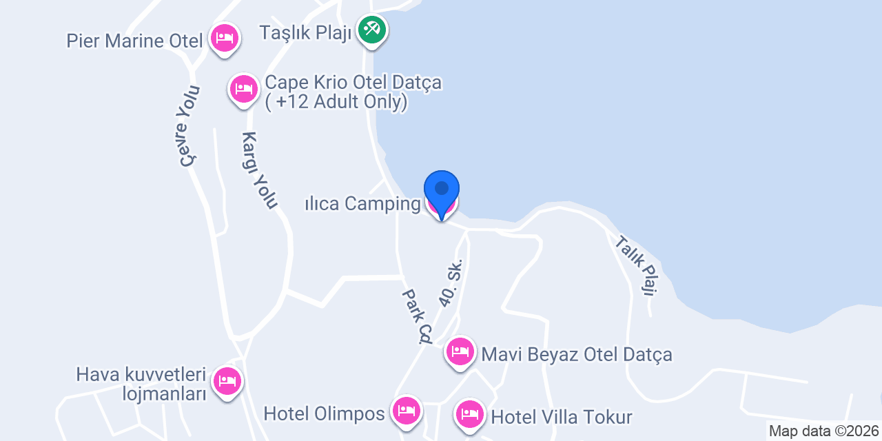 ılıca Camping konumu