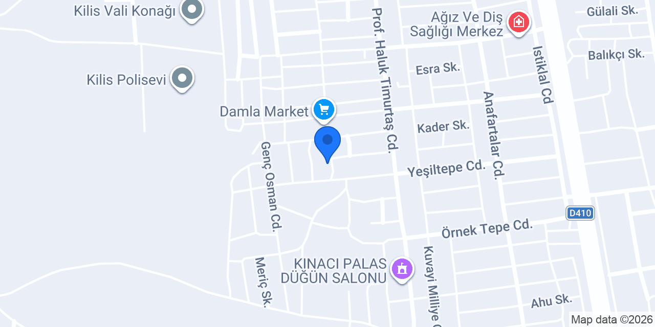 Anıl Et ve Kebap salonu konumu