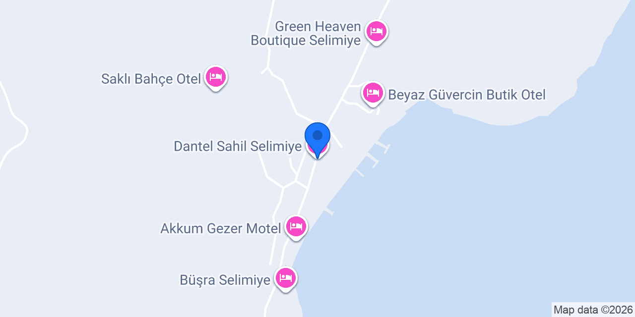 Dantel Sahil Selimiye konumu
