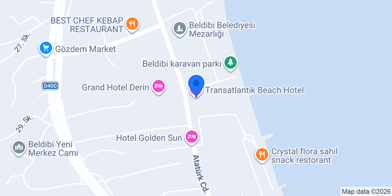 Transatlantik Beach Hotel konumu