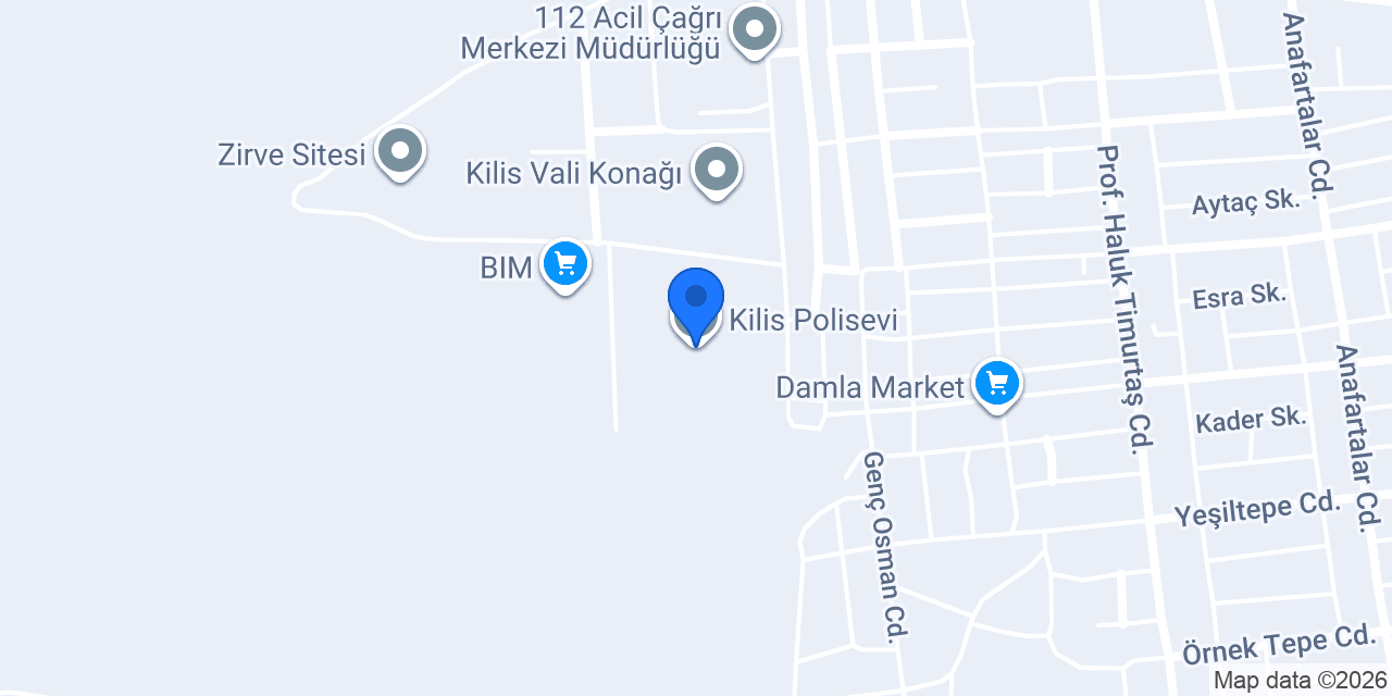 Kilis Polisevi konumu