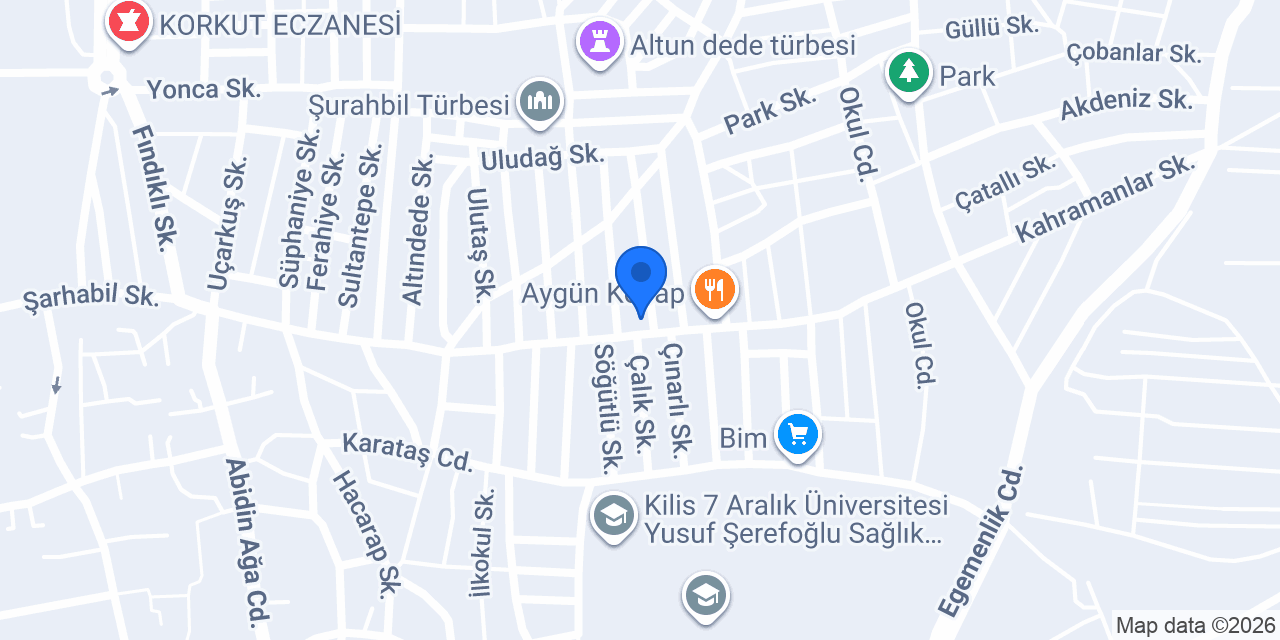 Karadaş Dostlar Kasabı konumu