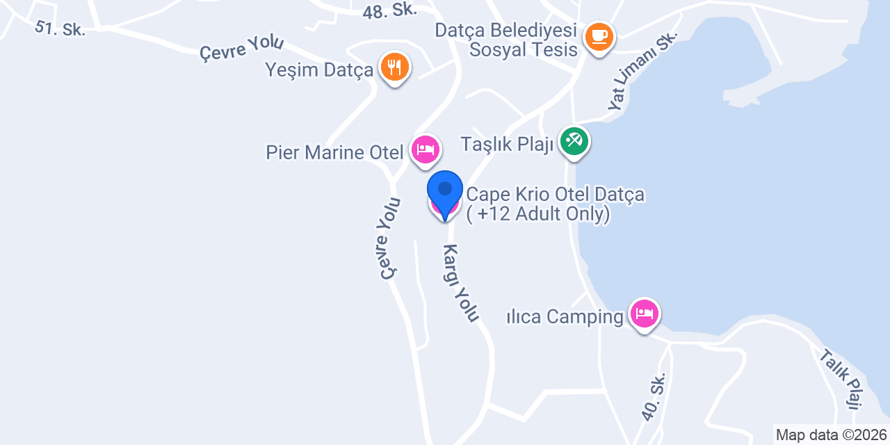 Kylix Restaurant & Bar Datça konumu