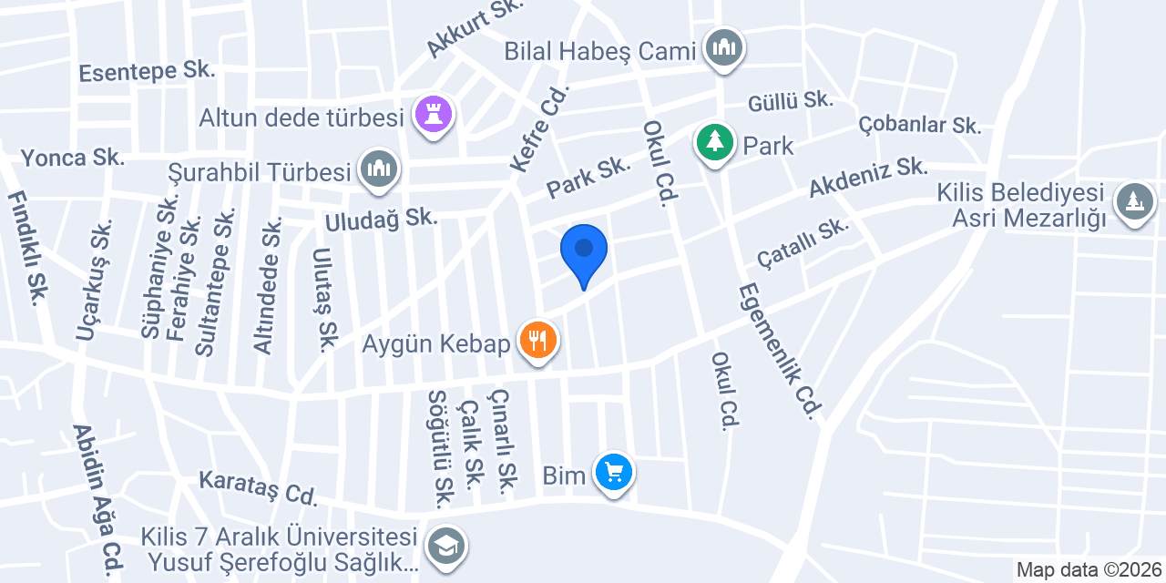 Uğur Ortaokulu konumu
