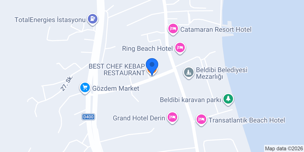 BEST CHEF KEBAP RESTAURANT konumu