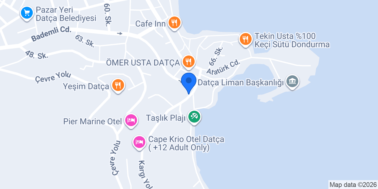 Datca Sapphire Hotel konumu