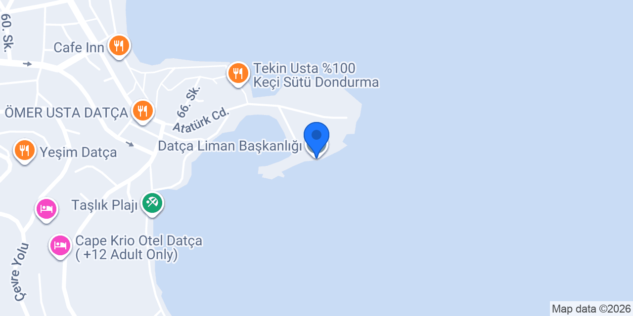 Datça Liman Başkanlığı konumu