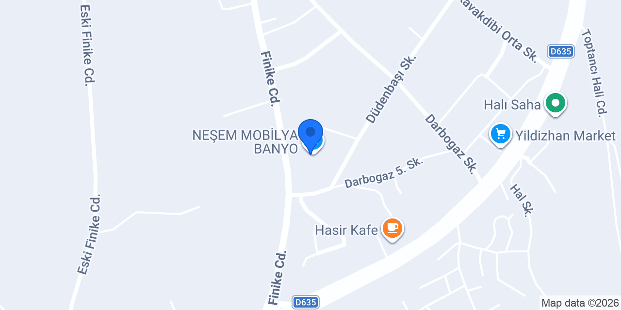 NEŞEM MOBİLYA BANYO konumu