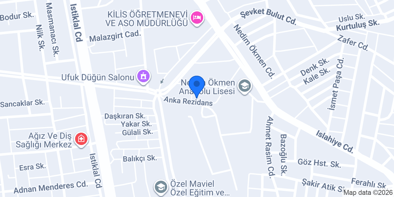Kilis taksi konumu