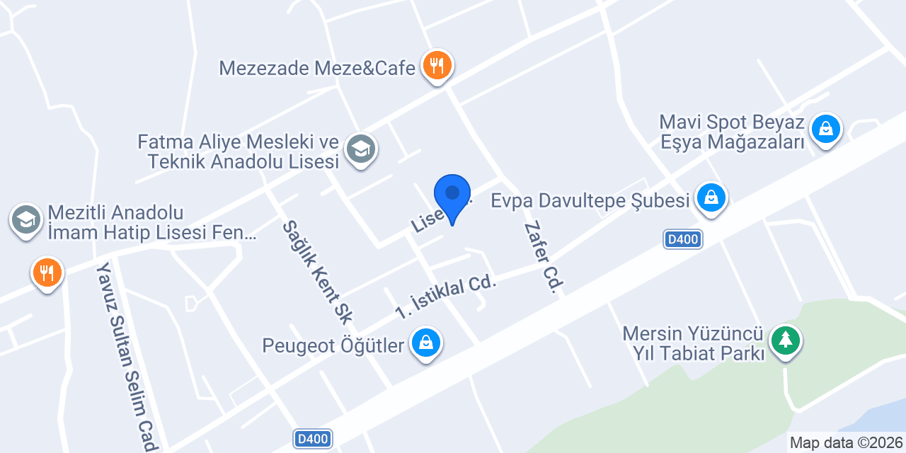 Mevlana İmam Hatip Ortaokulu konumu