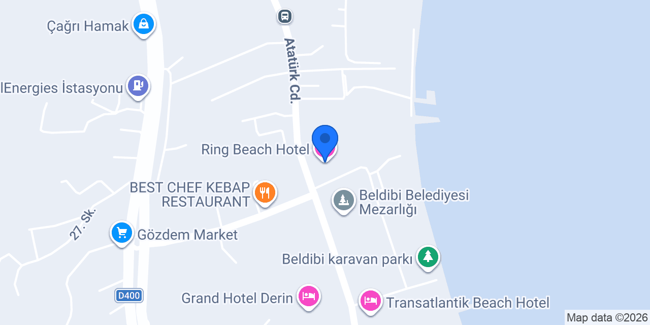 Ring Beach Hotel konumu